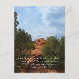 Berge im Sommer Postkarte