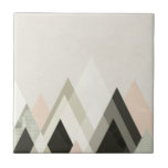 Berge jenseits der Berge III Fliese<br><div class="desc">Genießen Sie dieses kreative,  geometrische Aquarelldesign auf einem Produkt oder einem Wallart-Stück,  um die Welt um Sie herum zu erweitern und zu erweitern. Künstlerin: Green Lili</div>