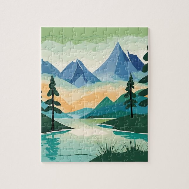 Berge Landschaft Natur Flusslandschaft Landschaft  (Vertikal)