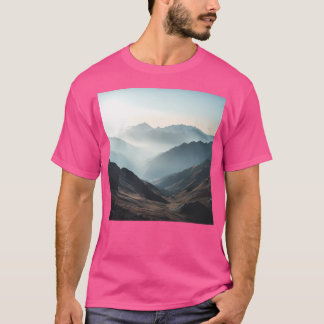 Berge Landschaftsgebirge Plakatwand der Natur A T-Shirt