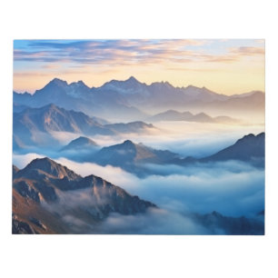 Berge Landschaftsmedizin Serene Notizblock