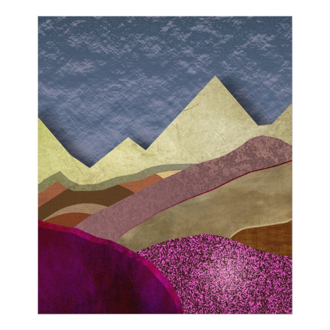 Berge Mulberry Fotodruck (Vorne)