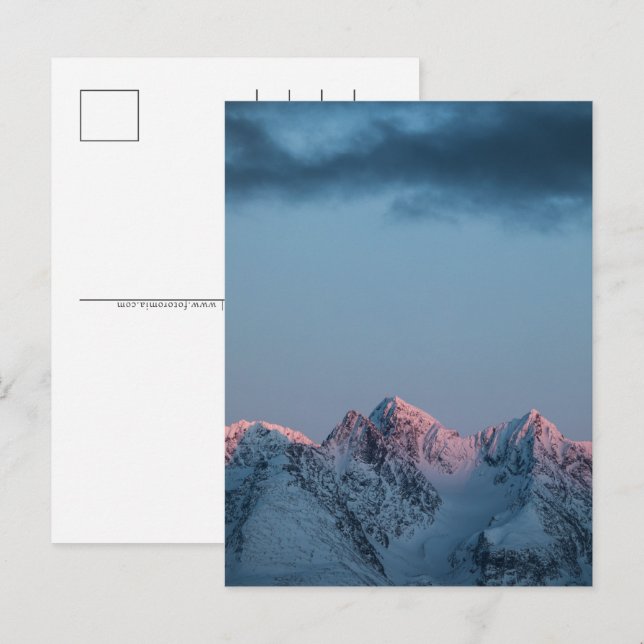 Berge Norwegen Feiertagspostkarte (Vorne/Hinten)
