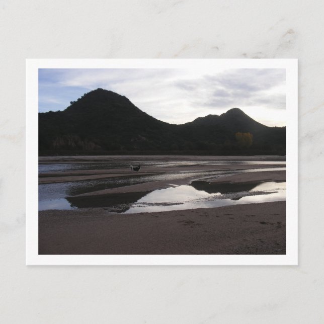 Berge Postkarte (Vorderseite)