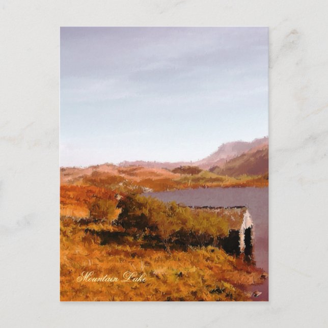 BERGE POSTKARTE (Vorderseite)