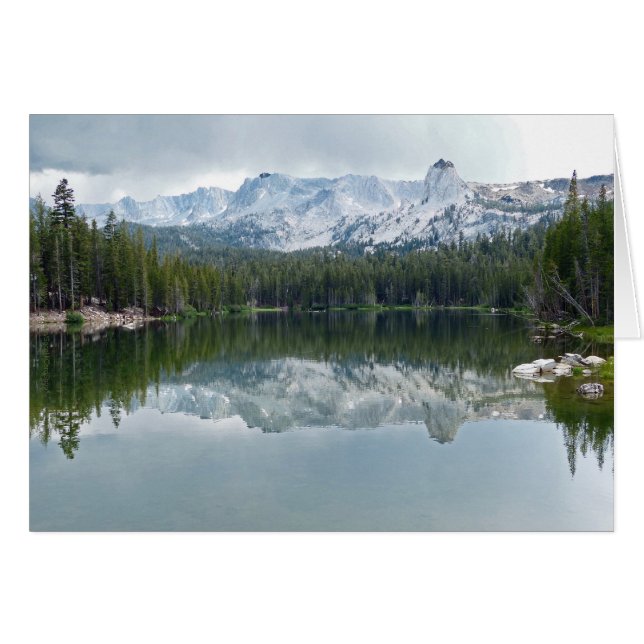 Berge, Reflektion , See, Leere Innen (Vorderseite (Horizontal))