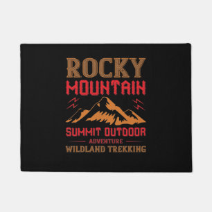 Berge - Rocky Mountain Outdoor Adventure Fußmatte