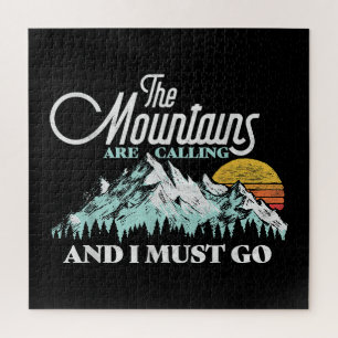 Berge rufen Ich muss Retro 80er gehen