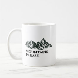 Berge rufen kaffeetasse