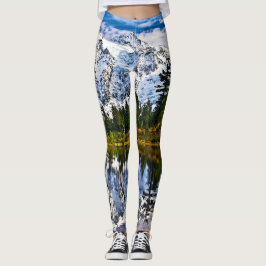 Berge - See - Schnee - Natur Leggings