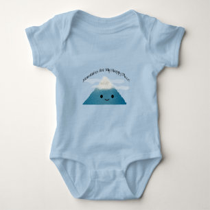 Berge sind mein glücklicher Ort Baby Strampler