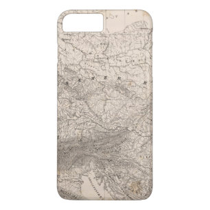 Berge und Flüsse von Europa iPhone 8 Plus/7 Plus Hülle