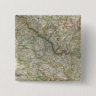 Berge und Flüsse von Hildburghausen Deutschland Button