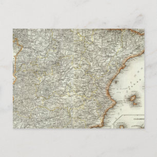 Berge und Flüsse von Madrid, Spanien Postkarte