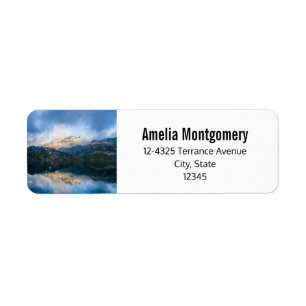 Berge und Lake Landschaftlich Nature Foto Adresse