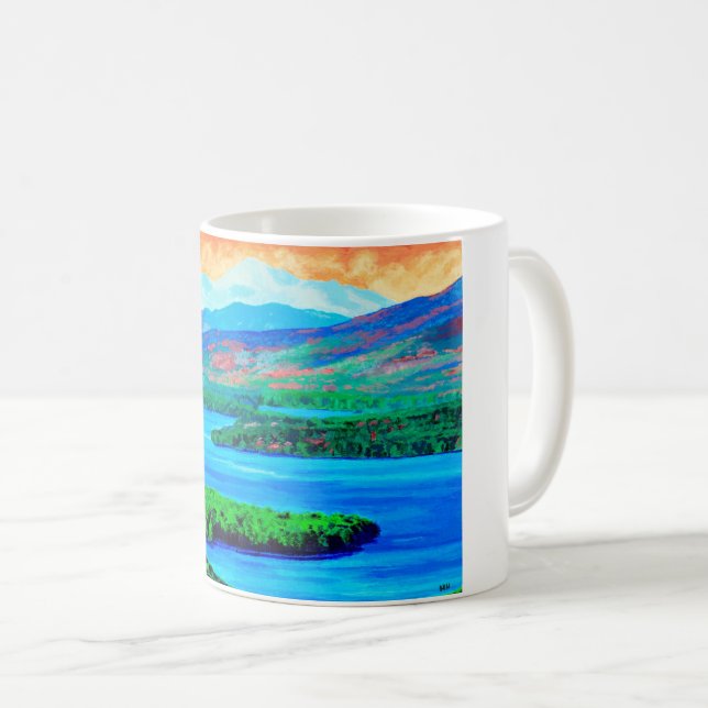 Berge und Landschaftsmalerei Tasse (VorderseiteRechts)