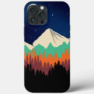 Berge und Mond iPhone 13 Pro Max Fall Case-Mate iPhone Hülle