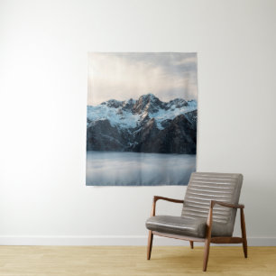 Berge und Nebel Wandteppich