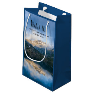 Berge und See Landschaftlich Nature Foto Vielen Da Kleine Geschenktüte