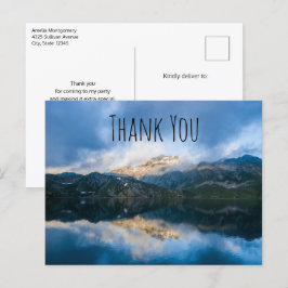Berge und See Landschaftlich Nature Foto Vielen Da Postkarte