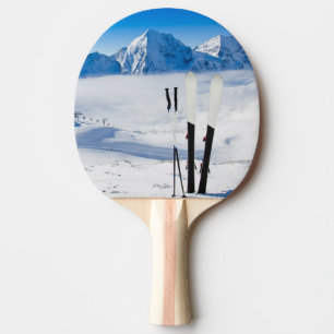 Berge und Skiausrüstung Tischtennis Schläger