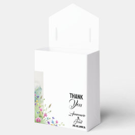Berge und Wildblume Geschenkschachtel
