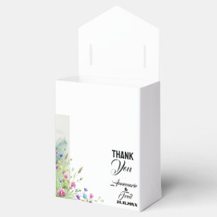 Berge und Wildblume Geschenkschachtel