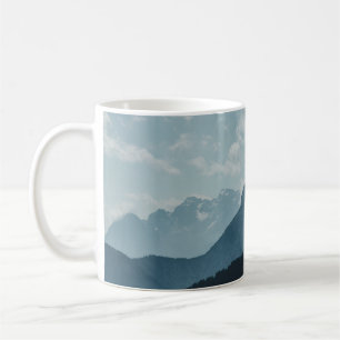 BERGE UNTER WEISSEM HIMMEL KAFFEETASSE