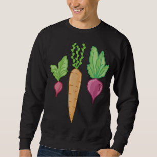 Berge Veganer Aktivismus Vegetarisches Camping Sweatshirt