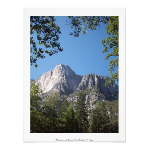 "Berge von Yosemite" beruflich Fotodruck