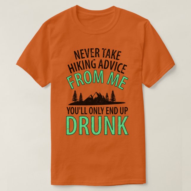 Berge Wandern 15 T-Shirt (Design vorne)