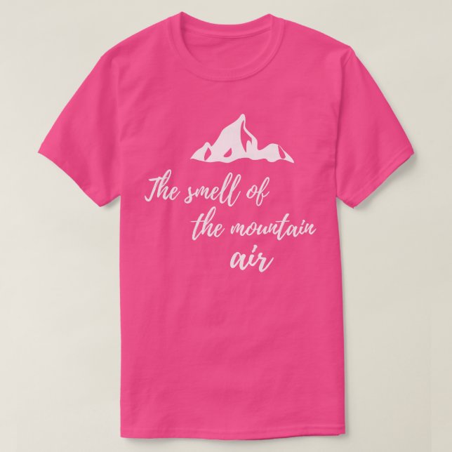 Berge Wandern 25 T-Shirt (Design vorne)