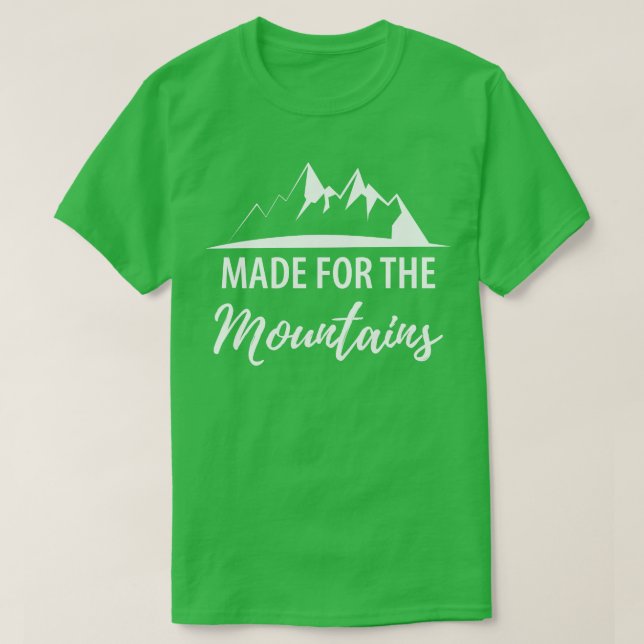 Berge Wandern 58 T-Shirt (Design vorne)
