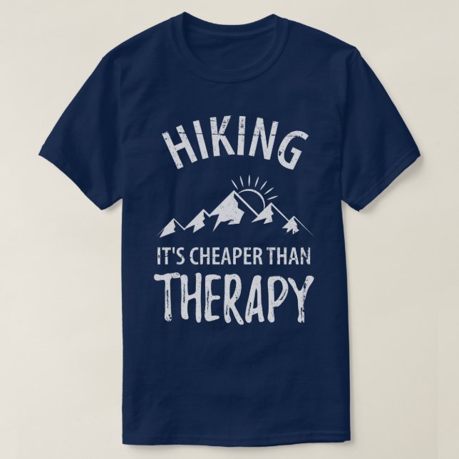 Berge Wandern 79 T-Shirt (Design vorne)