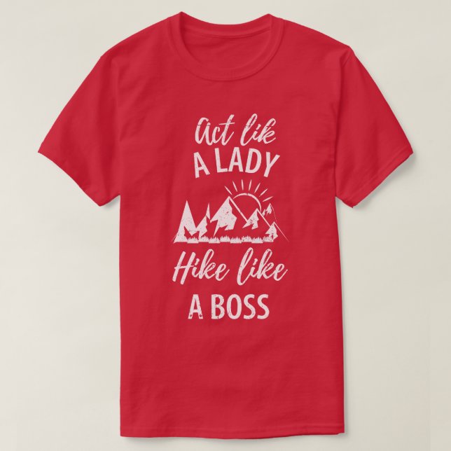 Berge Wandern 7 T-Shirt (Design vorne)