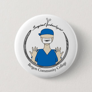 Bergen Community College Surgical Technologist Button