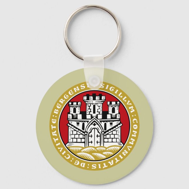 Bergen komm, Norwegen Schlüsselanhänger (Vorderseite)
