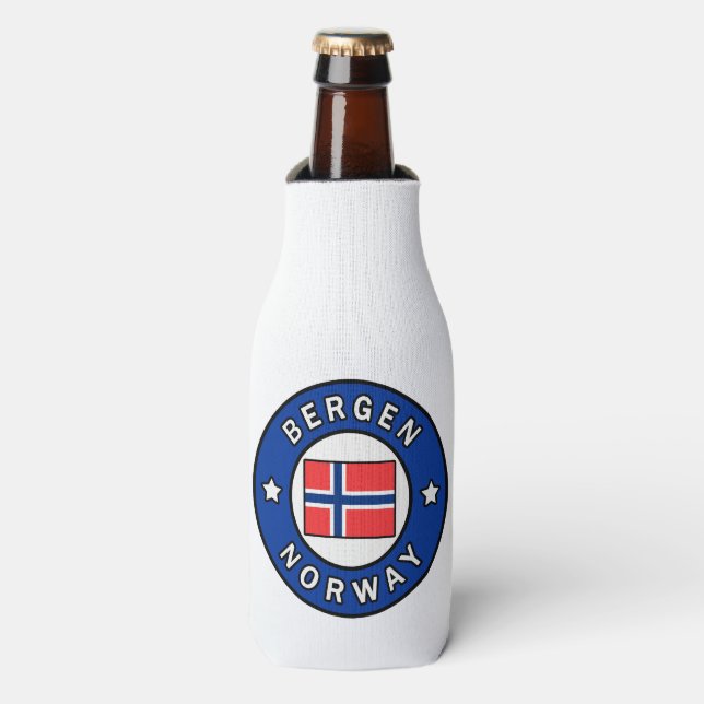 Bergen Norwegen Flaschenkühler (Flaschenvorderseite)