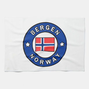 Bergen Norwegen Handtuch