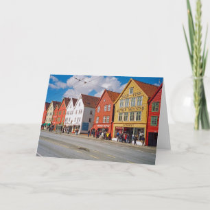 Bergen, Norwegen Karte
