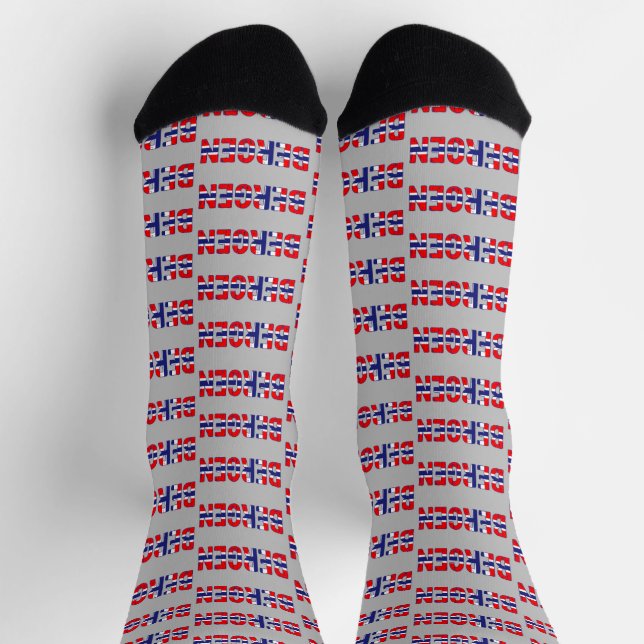 Bergen Norwegen Socken (Oben)