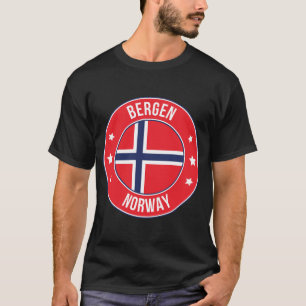Bergen, Norwegen Stadt T-Shirt