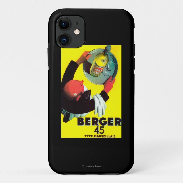 Berger 45 Vintages PosterEurope Case-Mate iPhone Hülle (Rückseite)
