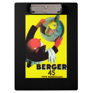 Berger 45 Vintages PosterEurope Klemmbrett