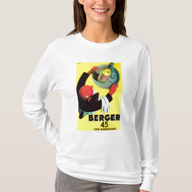 Berger 45 Vintages PosterEurope T-Shirt (Vorderseite)