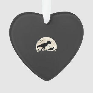 Berger Allemand Halloween Dinosaure Silhouette Lun