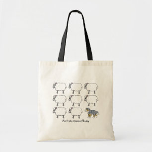 Berger australien vivant en troupe le sac de