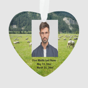 Berger de la ferme des moutons Photo sur mesure