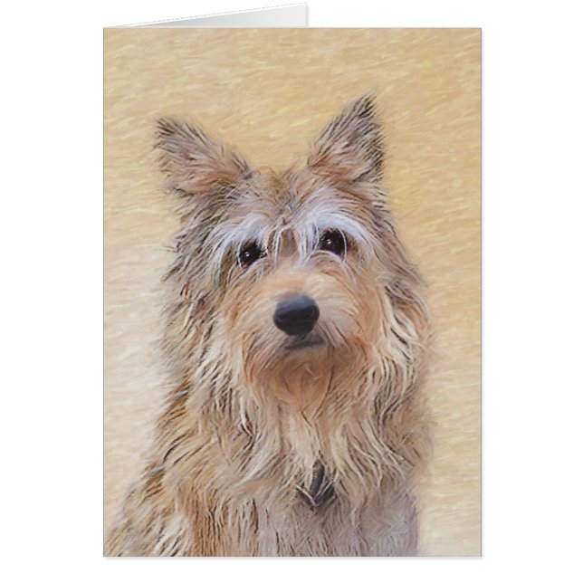 Berger Picard Malerei - Niedliche Original Hunde K (Vorne)