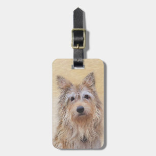 Berger Picard Malerei - Niedliche Original Hunde K Gepäckanhänger